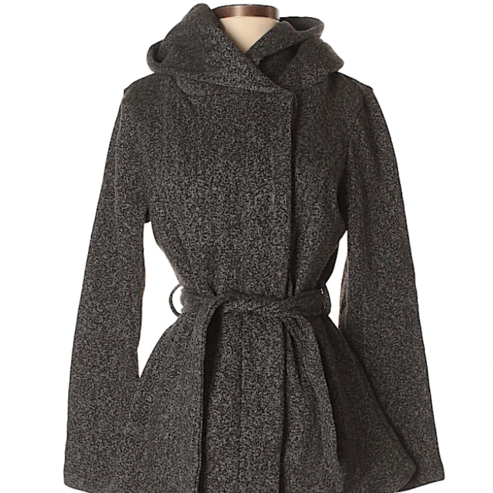 Gray Mossimo Belted Coat